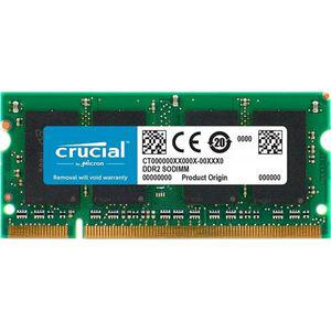 크루셜 Crucial 2GB 싱글 DDR2 667MHz PC25300 CL5 SODIMM 200핀 노트북 메모리 모듈 CT25664AC667
