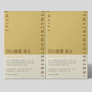 씨피움 이너블룸 4세대 소화효소 3g x 30포 2박스 자연발효 유산균 20곡물