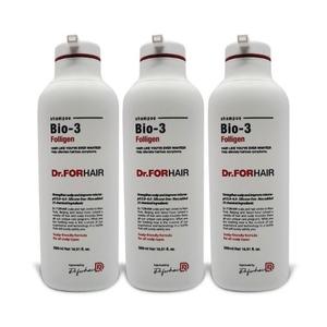 [닥터포헤어] 바이오3 폴리젠 탈모완화 샴푸 500ml 3개 SF