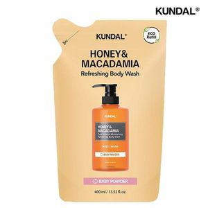 [NS홈쇼핑]쿤달 허니&마카다미아 바디워시 리필팩 400ml 1개 (향 선택)[33888173]