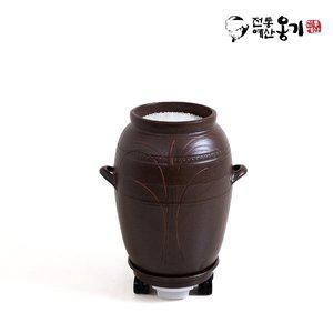 [기타]명장황충길옹기 실내용 소금항아리 10kg(쌀독15kg)
