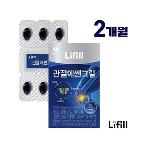 라이필 류승룡 관절에쎈크릴 크릴오일 60정 2개월분