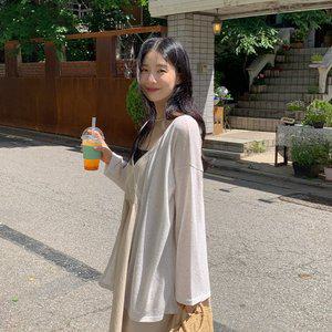 [공구우먼] [제작] 츄이샤 힙커버 루즈핏 린넨 가디건 75814 빅사이즈 여성의류