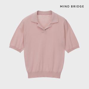 마인드브릿지 여코튼강연카라반팔니트 MWKT3222