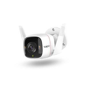 티피링크 Tapo C320WS + 512GB 메모리카드포함 400만화소 고정형 실외 방수 풀컬러 매장용 카메라 가정용 CCTV