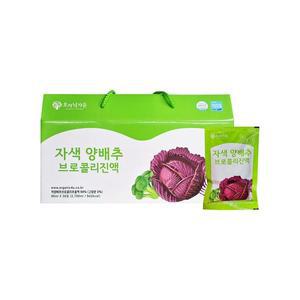 빨간 양배추 브로콜리 사과 즙 효능 진액 국내산 90ml x 30포