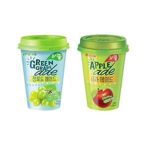 빙그레 쥬시쿨에이드 250ml 사과 5개+청포도5개/무배/컵음료