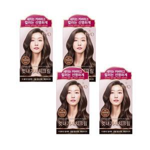 [려] 려 우아채 멋내기 새치크림 120g * 4개 커피브라운6C
