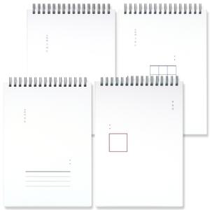 포포심플 A5 PP 상철 노트 스프링 공책