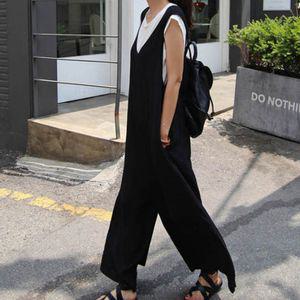 올블랙 점프수트 활용도높은 코디 시원한 여성 의류 여성점프수트 여성점프슈트 여름점프슈트 여자멜빵바지