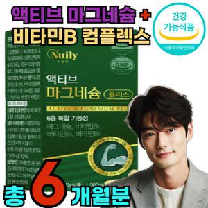 액티브 산화 마그네슘 정 315 mg 마그비 맥스 마그내슘 비타민 B B1 B2 B6 플러스
