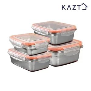 냉장고정리 스텐 반찬 밀폐용기 자취용 세트