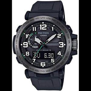 패션잡화 시계 카시오 PROTREK 프로트렉 PRW-6600Y-1 손목시계 맨즈 아웃도어 트레킹 등산 아나데지 전파