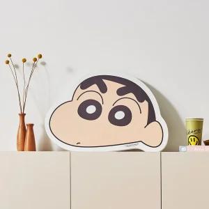 짱구 얼굴 테이블/접이식/사이드/식탁/좌식/책상/이동식/침대/소파/간이/보조/베드/공부/트레이/거실/폴딩