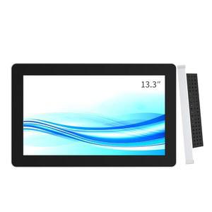 그린터치 13.3인치 PCAP 터치스크린 LCD 디스플레이 12V 4A 전원이 공급되는 오픈 프레임 TFT 모니터 1920 * 1080 HD
