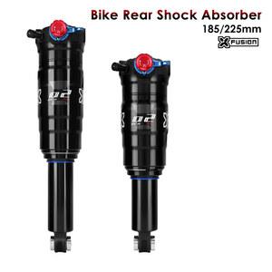 자전거쇼바 X Fusion DH 자전거 후면 충격 알루미늄 합금 이어 트러니언 내리막 MTB 산악 완충기 185mm 225mm