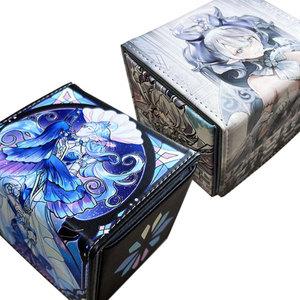 100  애니메이션 카드 케이스 덱  보드 게임 카드용 보관함 MTG TCG PKM PTCG YGO Yugioh 100  카드 수납