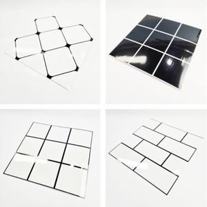 방수 유광 스티커타일 30x30cm 주방 욕실 베란다 붙이는 셀프 타일스티커