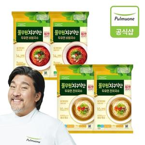[풀무원] 지구식단 두유면 4개(8인)(비빔국수2개+잔치국수2개)