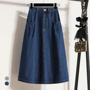 KARRA 셔링포켓데님스커트_A5S0202
