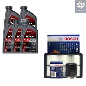 LF소나타 가솔린 터보 킥스 PAO1 0W30 5L 엔진오일+필터세트 1182-3002
