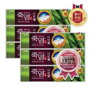 [LG생활건강]죽염 시린고 치약 120g x 6개