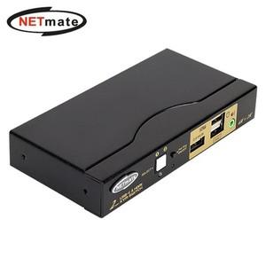알티피아 NETmate HDMI 2.0 PC 모바일 KVM 2대1 스위치 C타입) KVM스위치 HDMI컨버터 KVM컨버터