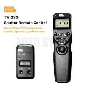 카메라 리모컨 릴리즈 픽셀 TW-283 무선 셔터 원격 제어 릴리스 케이블 타이머 펜탁스