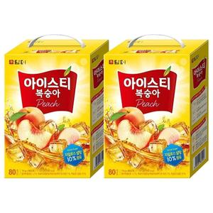 담터 아이스티 복숭아 160T (80Tx2개)