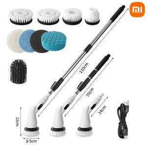 Xiaomi 2000mAh 6 in 1 전기 청소 브러시 무선 전기 클린 브러시 샤워 클린 8 욕실 주방