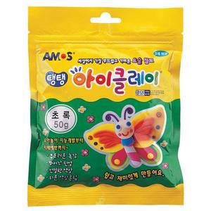 [MEK6OPMP_52GP]미술완구 아이클레이(50g/초록)