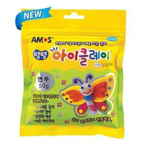 [MEK6OPMR_52GP]미술완구 아이클레이(50g/연두)