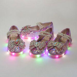 마미 진주나비보석 여아 led구두 키즈 아기 유아구두