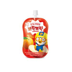 한국야쿠르트 HY 뽀짝뽀짝 사과오렌지 100mL 10개입/주스/무배