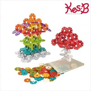 h51 캐스비 튼튼 크리에듀꽃블록139pcs(2531)-색상랜덤