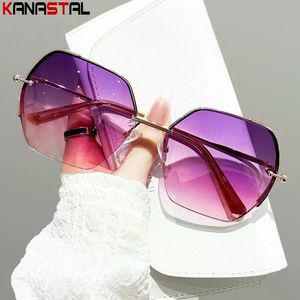 여성용 자외선 차단 선글라스  UV400 나일론 렌즈 금속 안경테 캠핑 선스크린 파티 비치 고글 쉐이드 안경
