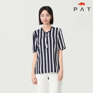 [PAT 여성] 스트라이프 에스닉 블라우스_1H42507