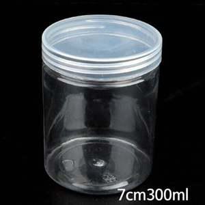 원형 플라스틱 보관 용기 7cm 300ml X20개 소