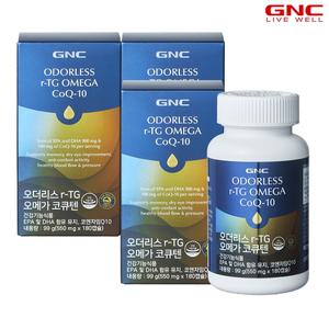 [GNC] 오더리스 r-TG 오메가3 코큐텐 (180캡슐) 60일분 x 3개 _56758x3