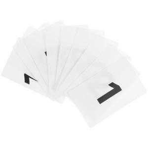 테이블 책상 아크릴 1-10 플라스틱 숫자 연회용 10 Pcs 디지털 카드 번호