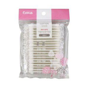 고품질 이지엔 종이 면봉 귀이개 귀청소 개별포장 면봉 100P 잡화 면봉세트 대용량면봉 (WFHOKNY)