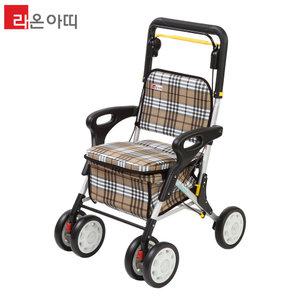 라온아띠 KCS-303 노인용 성인용 보행기 보조기 실버카 유모차