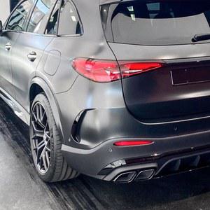 호환 AMG 트림 라인 윈드 ABS 메르세데스 클래스 2X 벤츠 바디 스포일러 립 GLC X254 키트 리어 나이프 범퍼