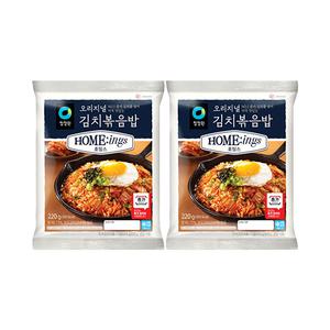 청정원 호밍스 김치볶음밥 220g, 2개