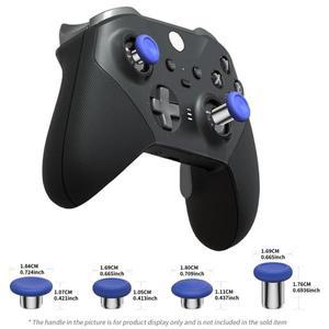 [누리SOUND]Xbox One Elite 시리즈 2 컨트롤러 용 기존 핸들 금속 버섯 헤드 로커 캡 아날로그 스틱 교체
