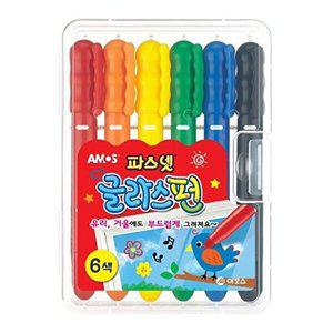 [브이와이][VCK7L167]넷 소모품 글라스펀 6색/유리에도사용가능 갑(1