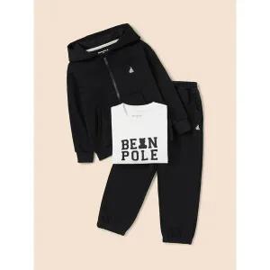 백화점매장판 빈폴키즈 20% OFFBEANPOLE KIDS 후드 집업 3PCS 세트 블랙 BI5141U065 쥬니어 키즈 상하