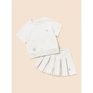 백화점매장판 빈폴키즈 BEANPOLE KIDS 피케 반팔 치마바지 상하세트 베이지 BI5342G08A 쥬니어 키즈 상하