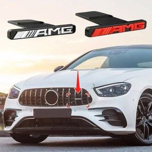 호환 C GLE AMG 엠블럼 클래스 G 후드 GLA A 스티커 W211 GT E53 GLC 메르세데스 벤츠 G63 프론트 W177 E 그릴 W210 GLS 자동차 , 로고