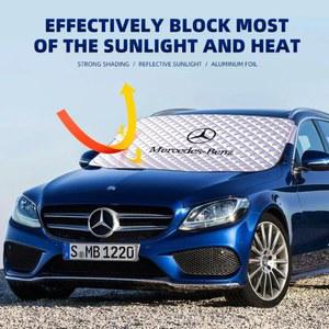 호환 W205 A 스노우 블록 벤츠 자동차 썬 메르세데스 앞 W212 W177 W213 W221 쉐이드 W246 GLA W204 CLA 유리 GLC